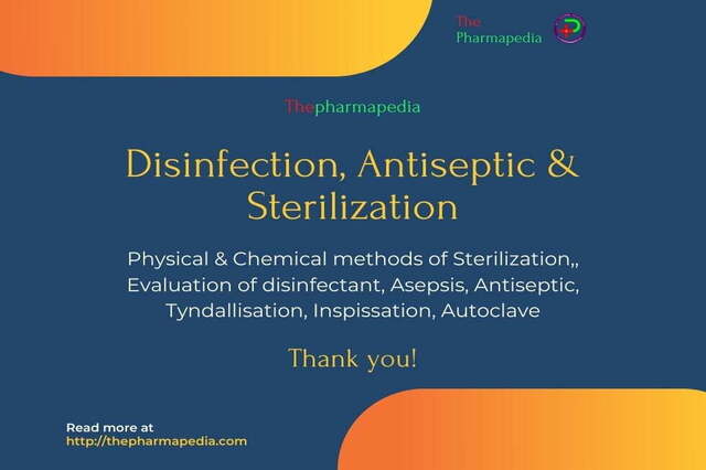 Disinfection, Antiseptic & Sterilization | Pharmacy Notes| GPAT | Drug Inspector Pharmacist, Pharmapedia