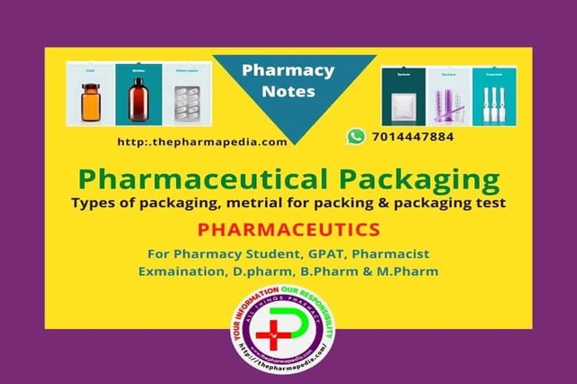 Pharmaceutical, Packaging, Pharmapedia