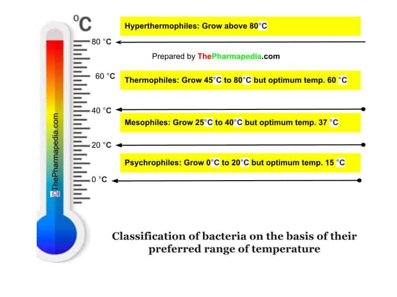 Psychrophiles, Mesophiles, Thermophiles & Hyperthermophiles