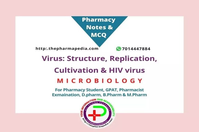 Virus, Structure, Replication Virion, Microbiology, Pharmapedia, ThePharmapedia