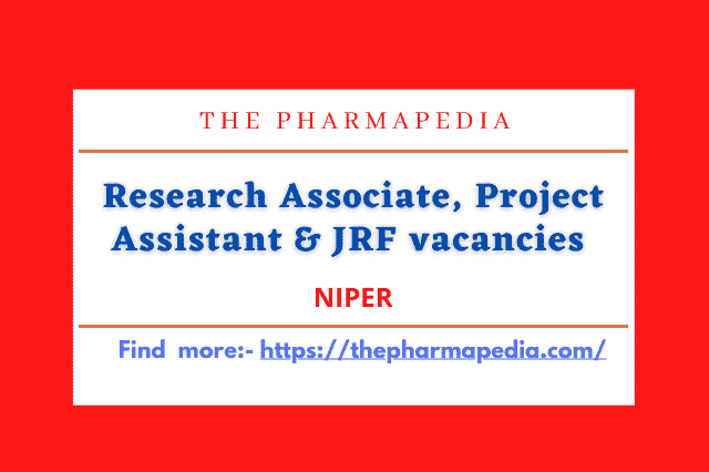 NIPER, Pharma job, Pharmapedia, The Pharmapedia