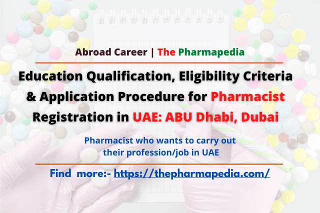 UAE, pharmacist, abroad, career, Abu dhabi, Dubai, PharmD