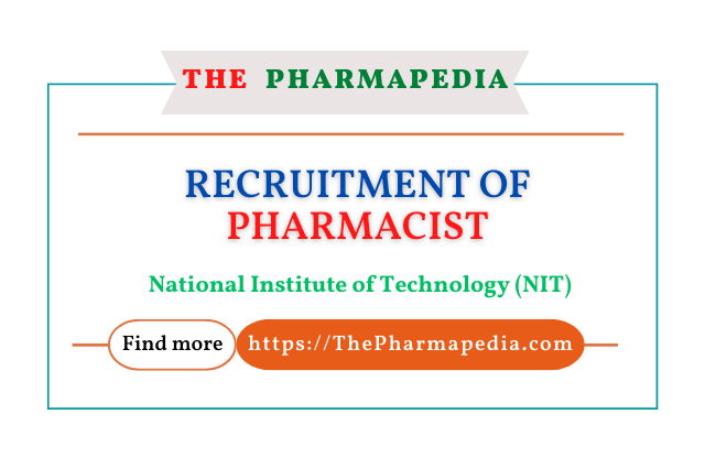 Pharmacist, NIT