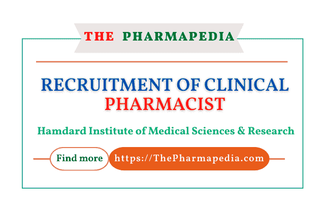 Clinical Pharmacist, Pharmacist, Humdard