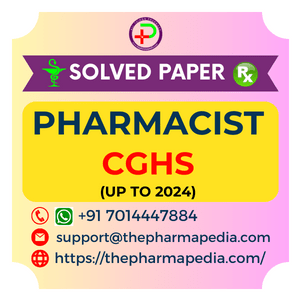 CGHS Pharmacist, Previous Year Papers, Solved Question Paper, Free Download, Exam Preparation, Pharmacy Jobs, Government Exams, India